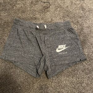 grey nike casual shorts